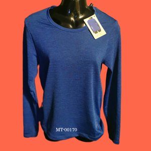 Tuff Athletics Women’s Seamless Top (Blue)